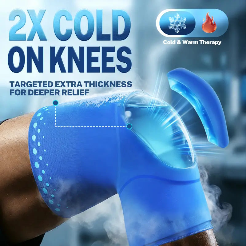 VEYSTRIDE™ Knee Ice Pack Wrap | Hot & Cold Therapy