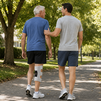 Spring Power Knee Booster,Spring Loaded Patella Support for Joint Pain Relief & Mobility
