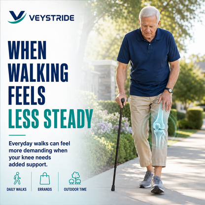 Spring Power Knee Booster,Spring Loaded Patella Support for Joint Pain Relief & Mobility